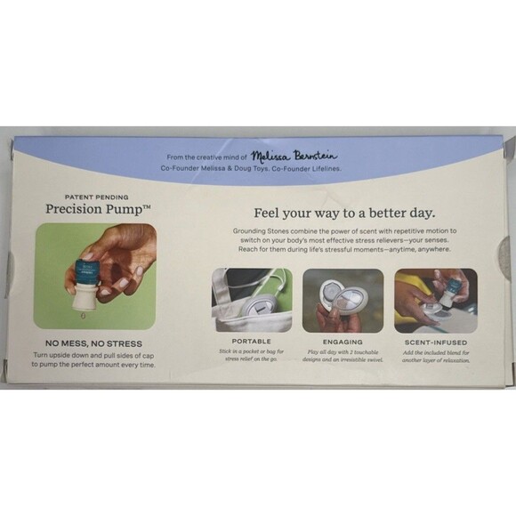 Lifelines Scent-Infused Grounding 2 Stones Meditative Oil,Crisp Mountain Air 3ML - Picture 4 of 5